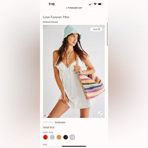 NWT Free people love forever mini